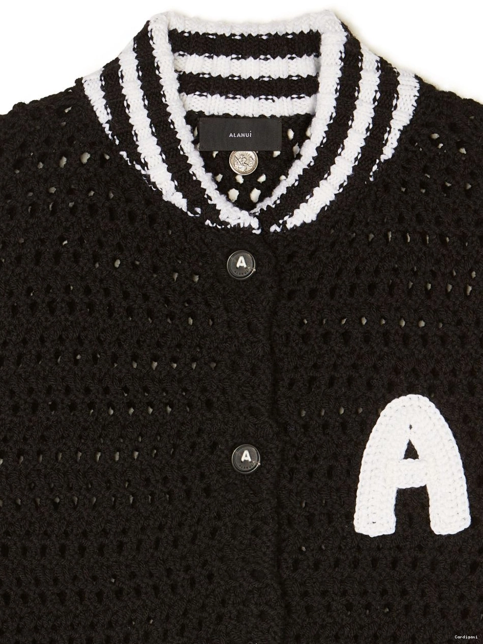 Cheap Women crochet-knit bomber Alanui jacket 0710